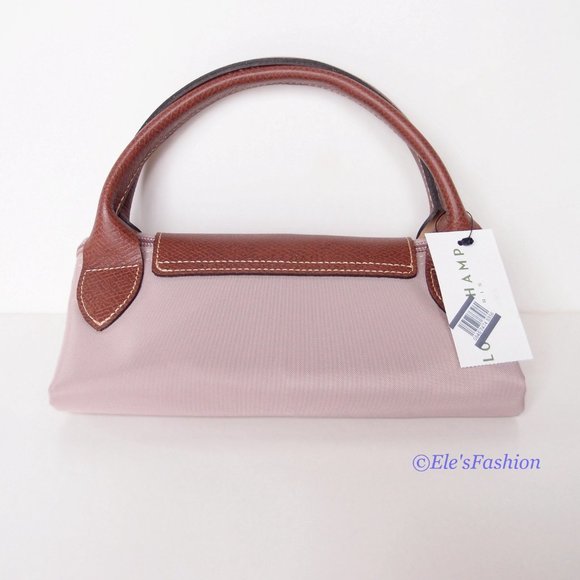 NWT LONGCHAMP Le Pliage Type L Travel Tote Weekender Powder Pink Made in France - Picture 5 of 16
